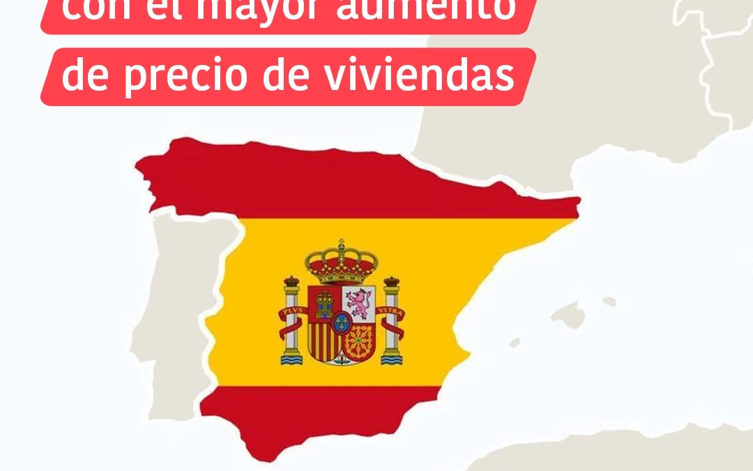 Top 5 provincias con el mayor aumento de precio de viviendas