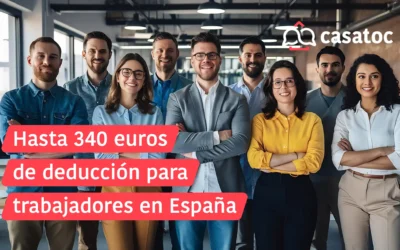 Hasta 340 euros de deducción para trabajadores en España
